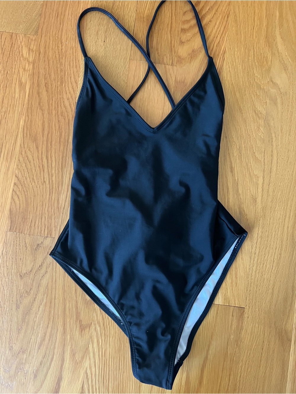 Classic Black One-Piece Swimsuit